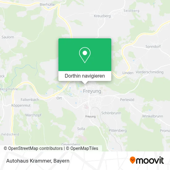 Autohaus Krammer Karte