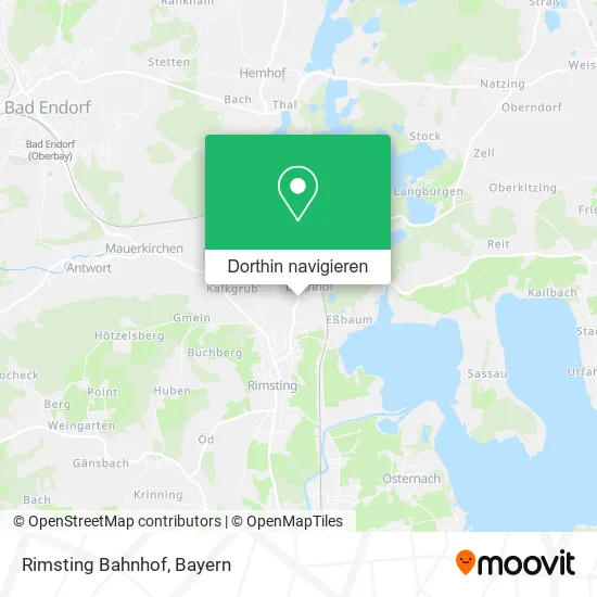 Rimsting Bahnhof Karte