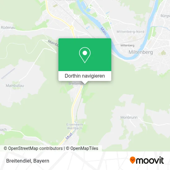 Breitendiel Karte