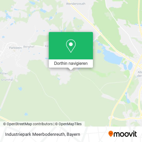 Industriepark Meerbodenreuth Karte