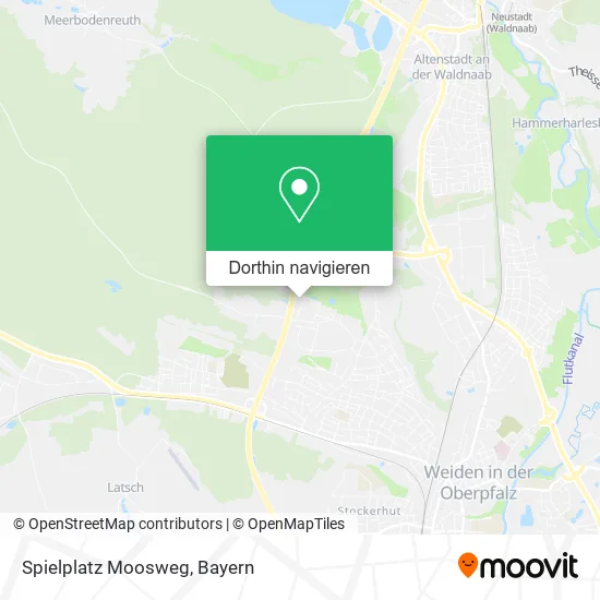 Spielplatz Moosweg Karte