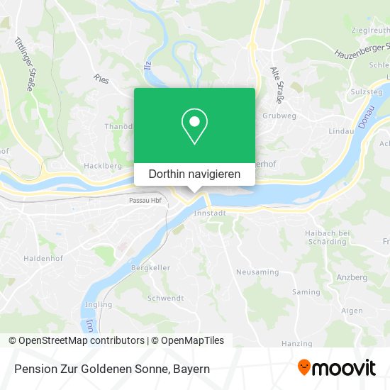 Pension Zur Goldenen Sonne Karte