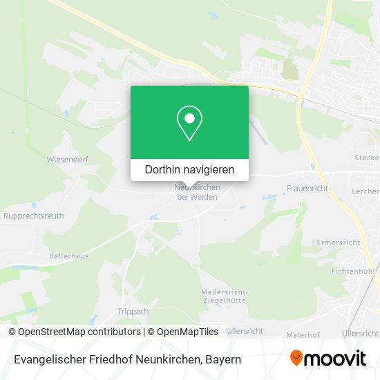 Evangelischer Friedhof Neunkirchen Karte