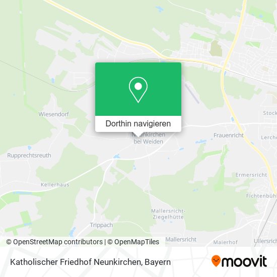 Katholischer Friedhof Neunkirchen Karte