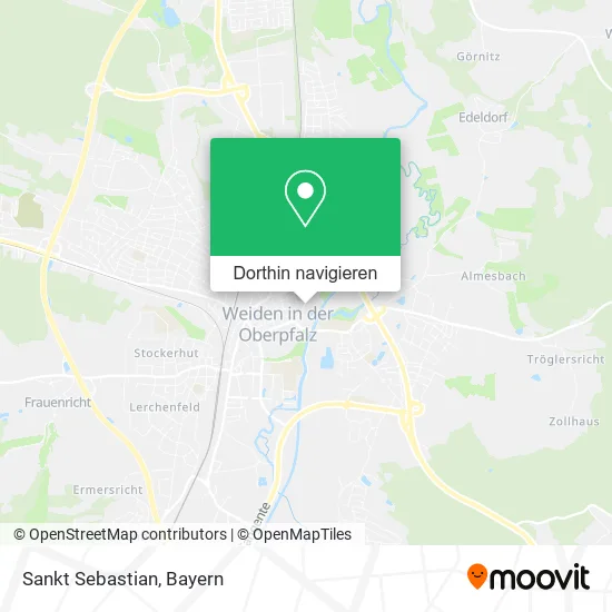 Sankt Sebastian Karte