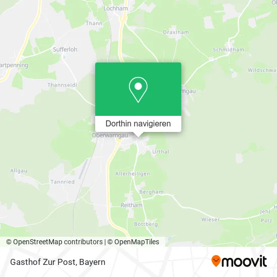 Gasthof Zur Post Karte