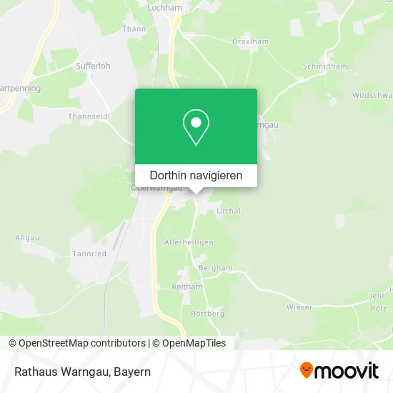 Rathaus Warngau Karte