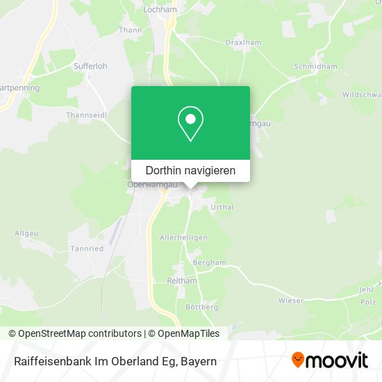 Raiffeisenbank Im Oberland Eg Karte
