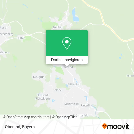 Oberlind Karte