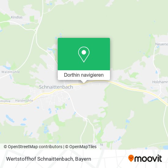 Wertstoffhof Schnaittenbach Karte