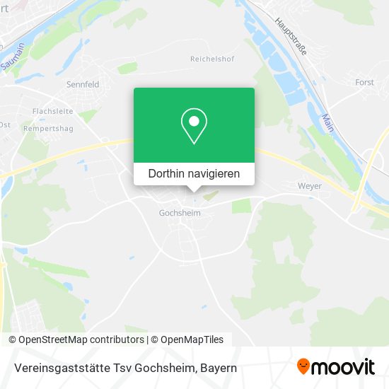 Vereinsgaststätte Tsv Gochsheim Karte