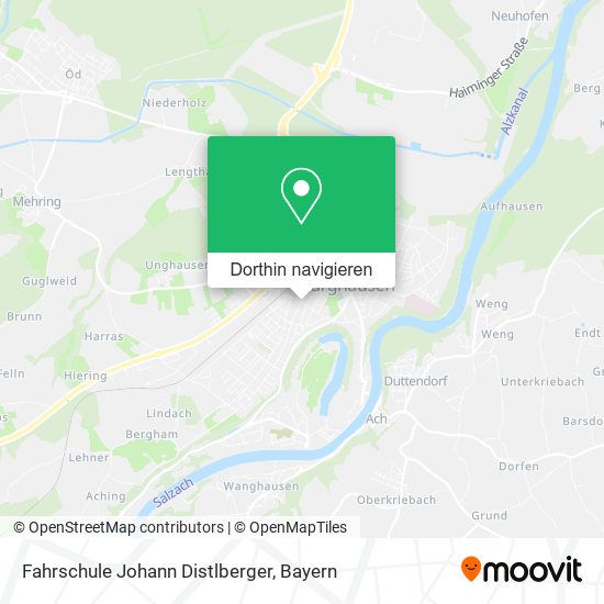 Fahrschule Johann Distlberger Karte