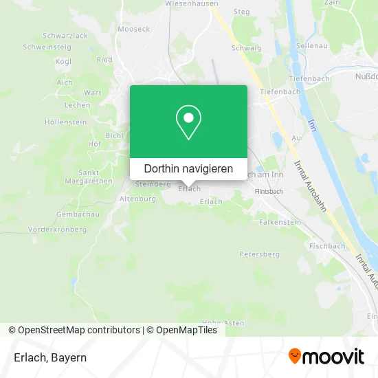 Erlach Karte