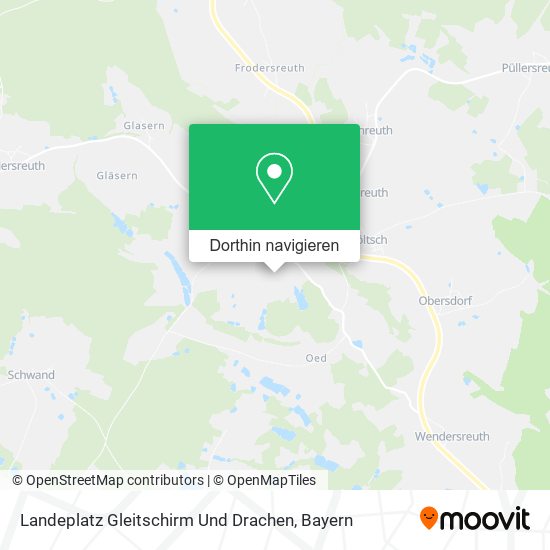 Landeplatz Gleitschirm Und Drachen Karte