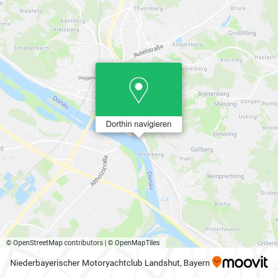 Niederbayerischer Motoryachtclub Landshut Karte