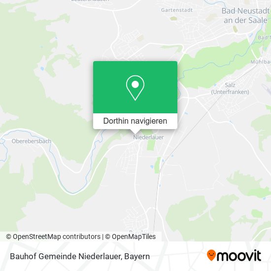 Bauhof Gemeinde Niederlauer Karte