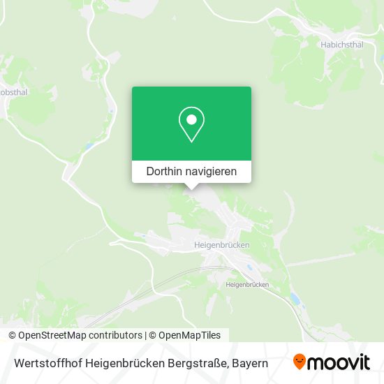 Wertstoffhof Heigenbrücken Bergstraße Karte