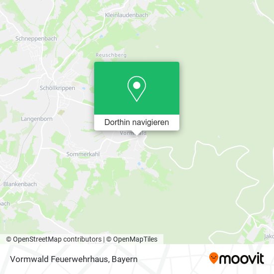 Vormwald Feuerwehrhaus Karte