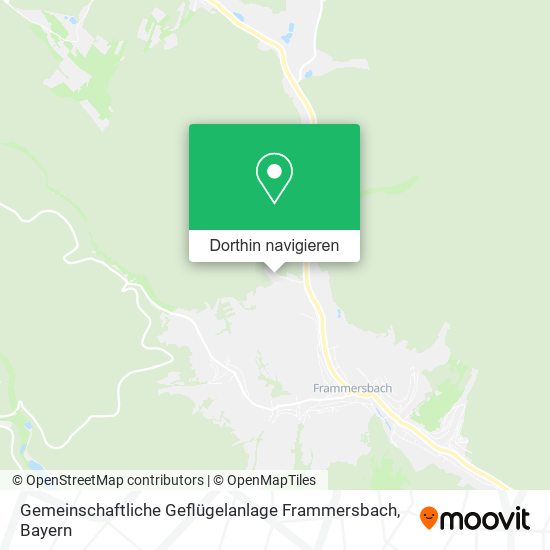 Gemeinschaftliche Geflügelanlage Frammersbach Karte