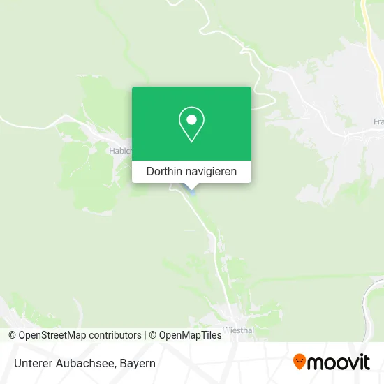 Unterer Aubachsee Karte