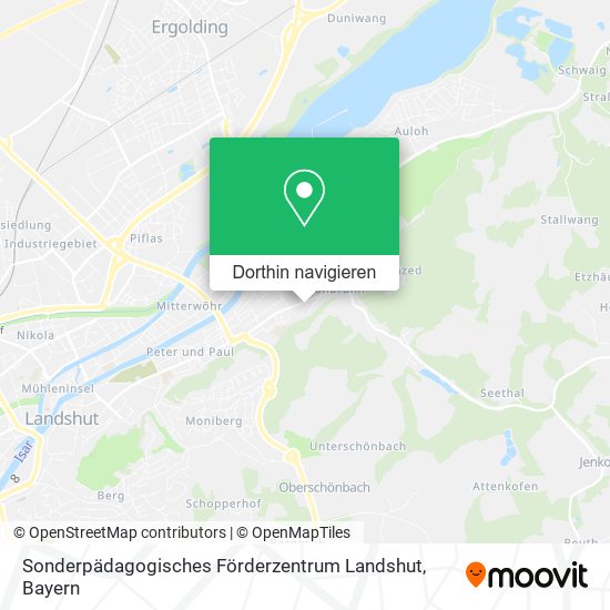 Sonderpädagogisches Förderzentrum Landshut Karte