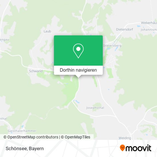 Schönsee Karte