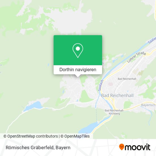 Römisches Gräberfeld Karte
