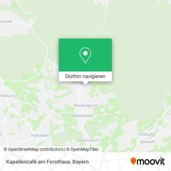 Kapellencafé am Forsthaus Karte