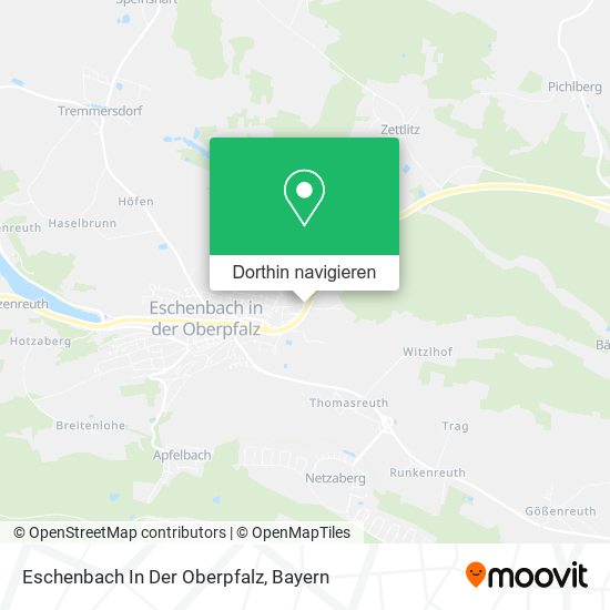 Eschenbach In Der Oberpfalz Karte