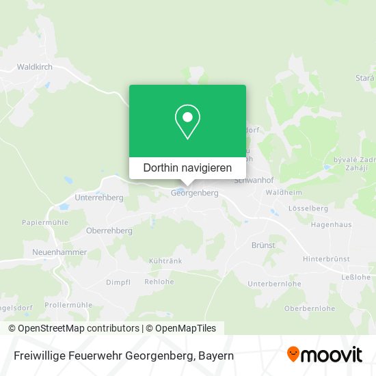 Freiwillige Feuerwehr Georgenberg Karte