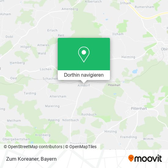 Zum Koreaner Karte