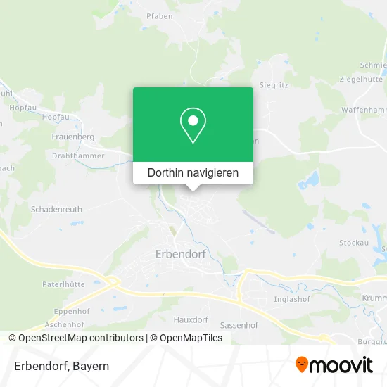 Erbendorf Karte