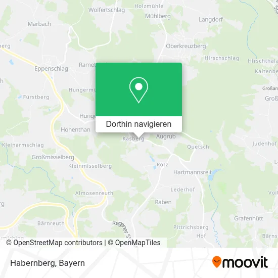 Habernberg Karte