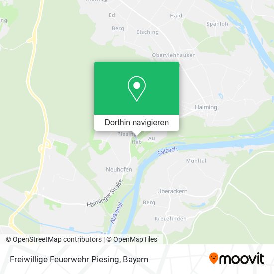 Freiwillige Feuerwehr Piesing Karte