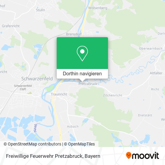 Freiwillige Feuerwehr Pretzabruck Karte