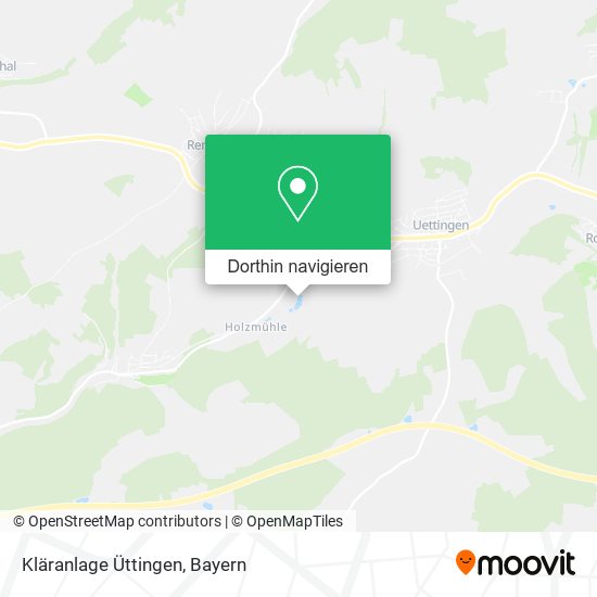 Kläranlage Üttingen Karte