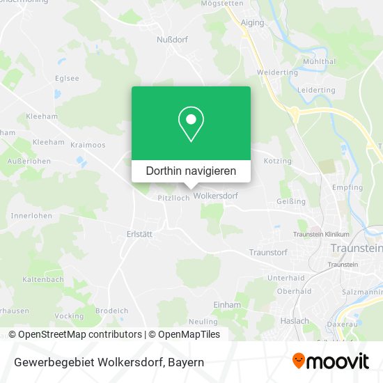 Gewerbegebiet Wolkersdorf Karte