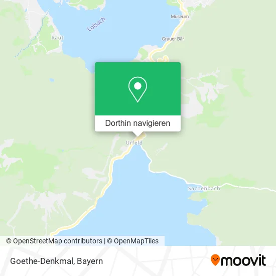 Goethe-Denkmal Karte