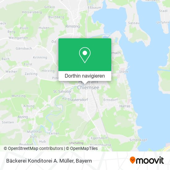 Bäckerei Konditorei A. Müller Karte