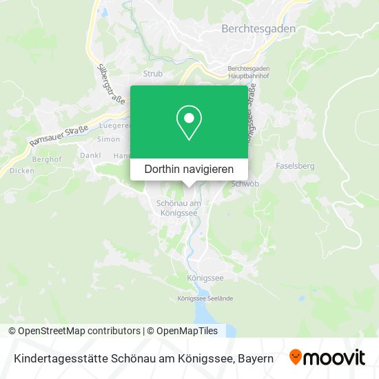 Kindertagesstätte Schönau am Königssee Karte