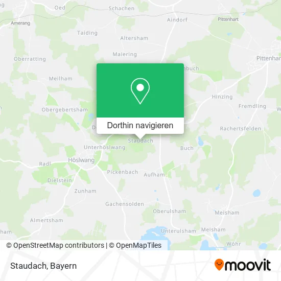 Staudach Karte