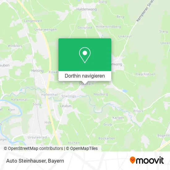 Auto Steinhauser Karte