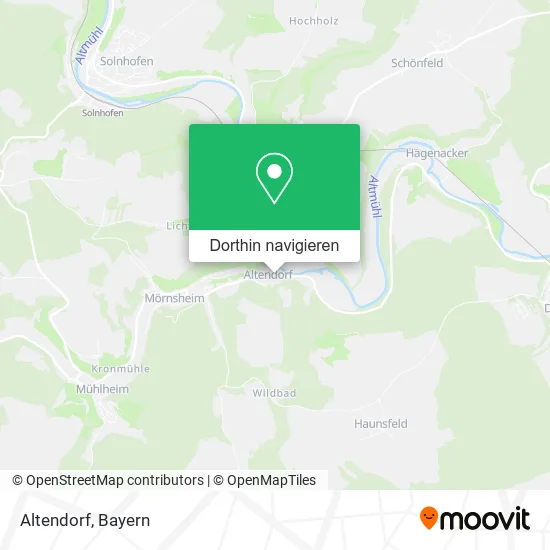 Altendorf Karte