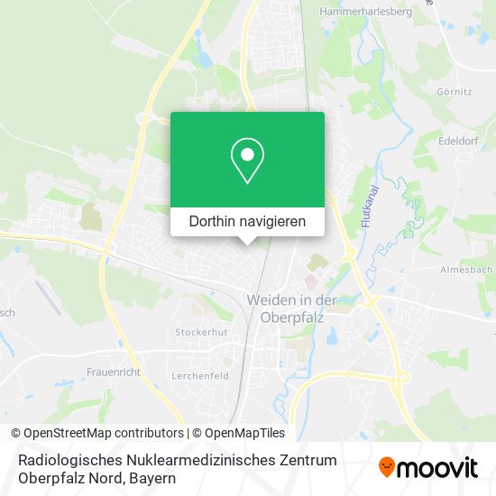 Radiologisches Nuklearmedizinisches Zentrum Oberpfalz Nord Karte