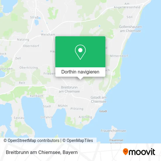 Breitbrunn am Chiemsee Karte