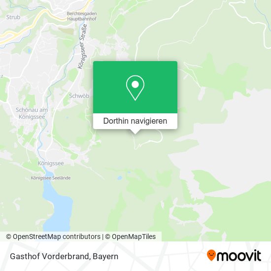 Gasthof Vorderbrand Karte