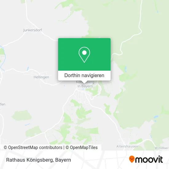 Rathaus Königsberg Karte