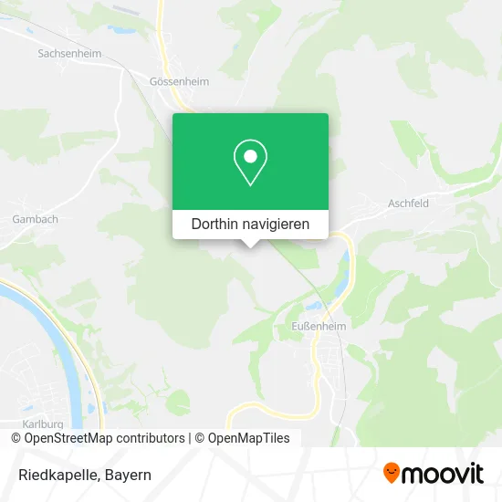 Riedkapelle Karte