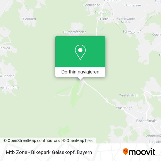 Mtb Zone - Bikepark Geisskopf Karte