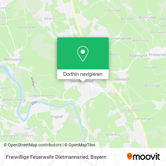 Freiwillige Feuerwehr Dietmannsried Karte